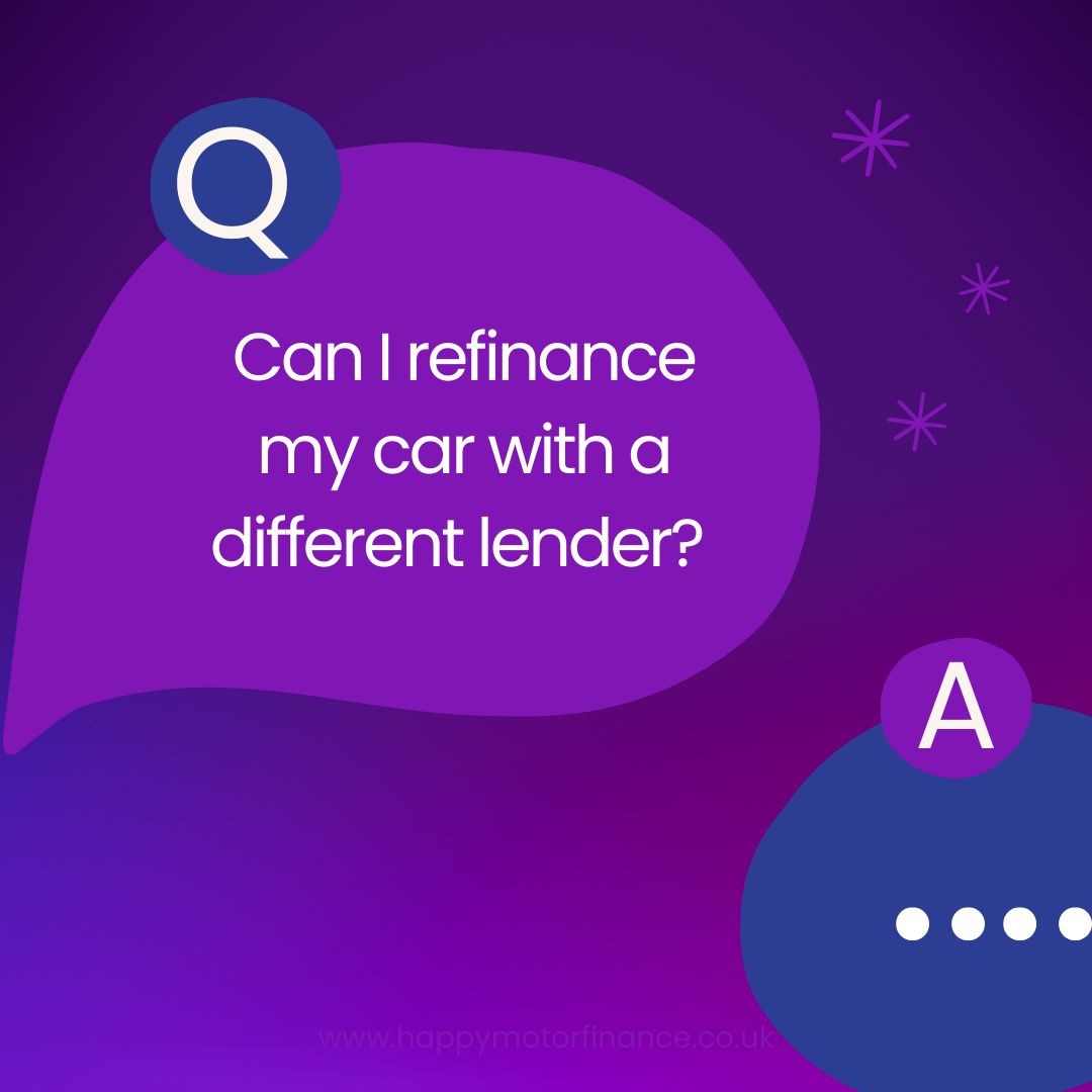 Can I refinance my car with a different lender (1)