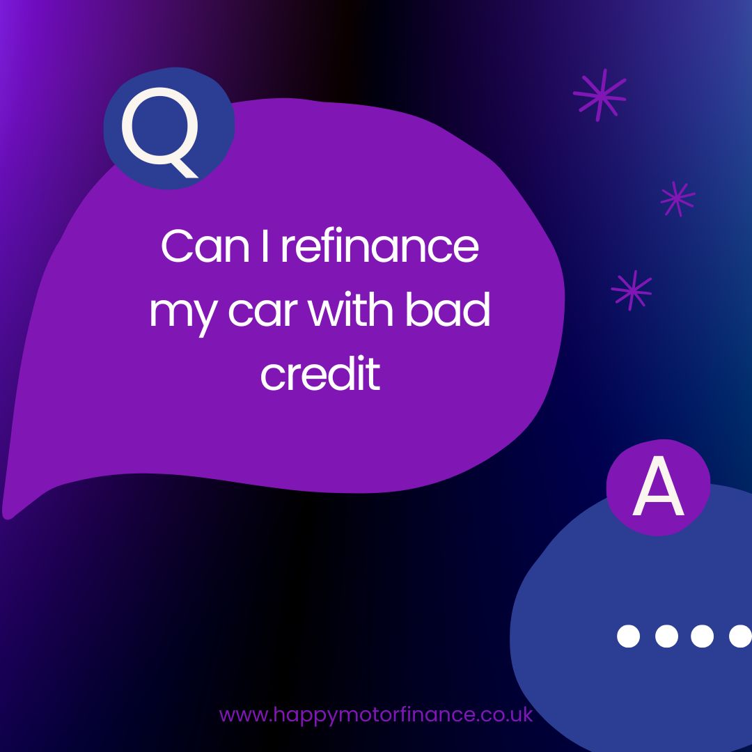 Can I refinance my car with bad credit