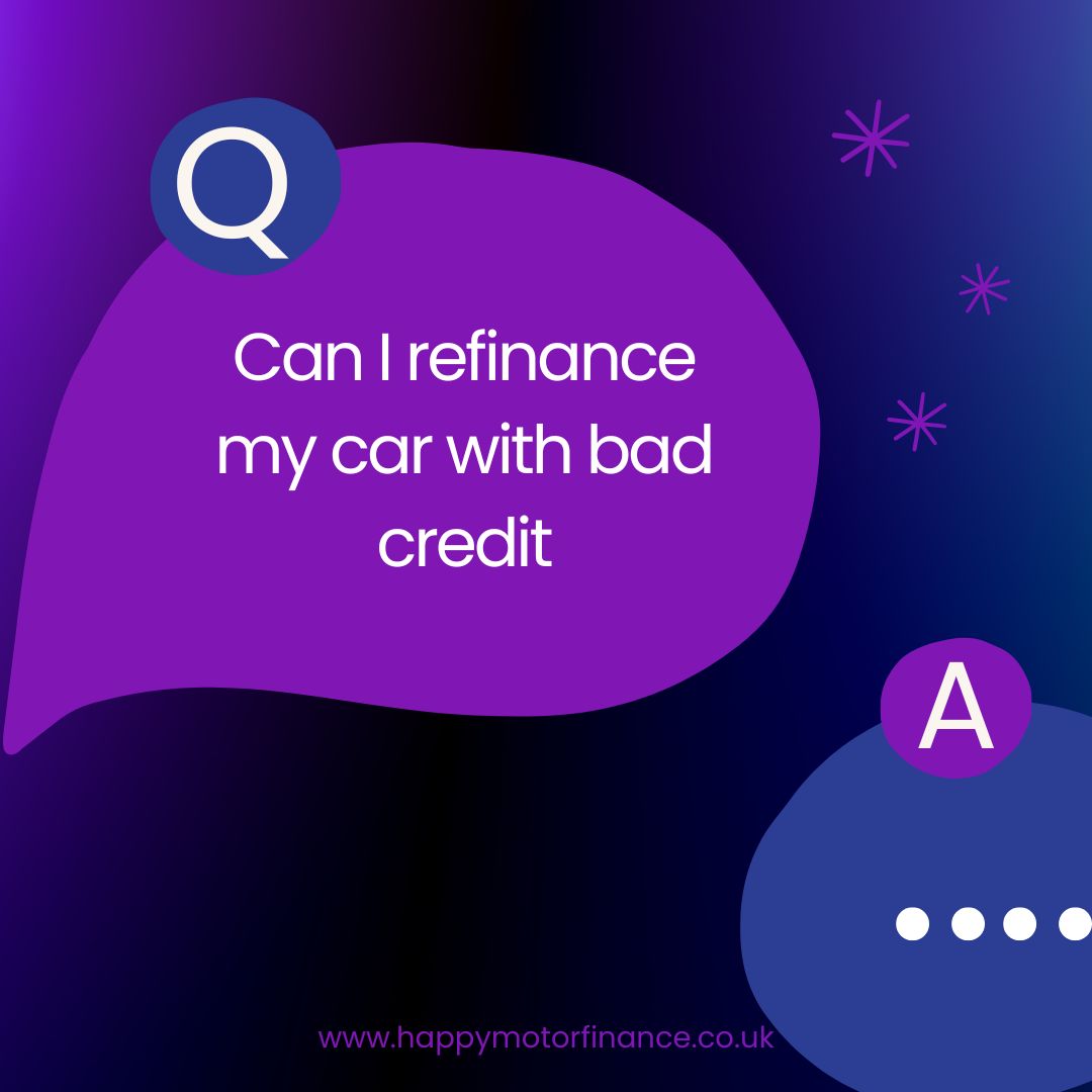 can i refinance my car with bad credit